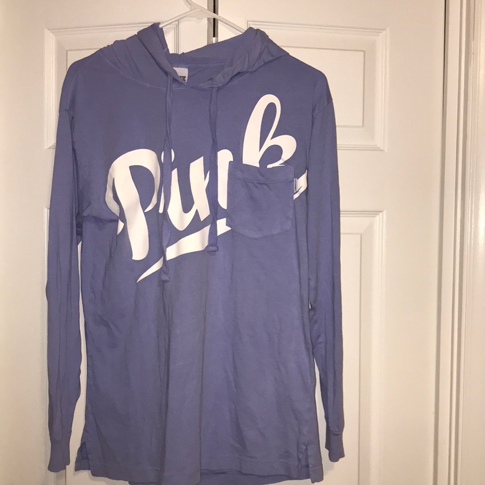 Pink purple long sleeve shirt